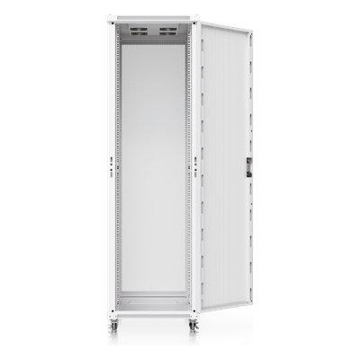 UACC-RACK-42U-1000-P - Gabinete de Rack 42U / Acero SPCC / Carga 800 kg (1763.7 lb) Estática / Profundidad Ajustable / Puertas Perforadas / Ruedas con Seguro