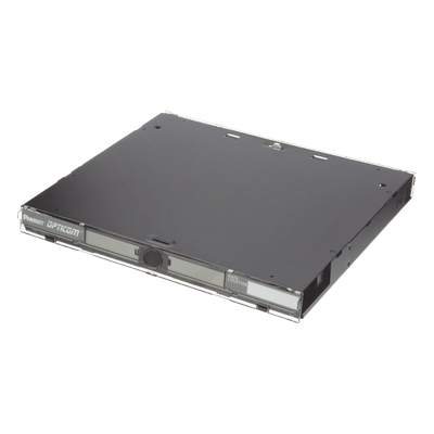 FRME1U - Panduit Panel de Distribución de Fibra Óptica, Acepta 3 Placas FAP o FMP, Bandeja Deslizable