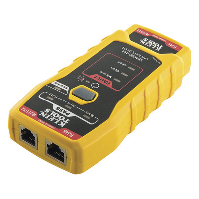 VDV526-100 - Probador de Cables de Red / Prueba Cat3, Cat5e, Cat6/6a / Transmisor Remoto Integrado / LED de Estado / Batería 9V 80 h / 116 g
