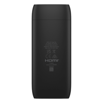 UC-CAST-PRO - Reproductor de Señalización Digital / 4K HDMI / Wi-Fi 6 / PoE 48V o USB-C / Gestión Centralizada