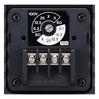 VS4W - Altavoz de Montaje en Pared / 2 Vías / Woofer 4 in / Tweeter 1 in / IPX3 / 8 Ohms / 70/100V / Color Blanco / Par
