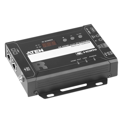 VE8950R - Receptor HDMI sobre IP / 4K @ 30Hz / 4:4:4 / EDID Expert / Control CLI Telnet/RS-232 / Punto a Punto o Multipunto