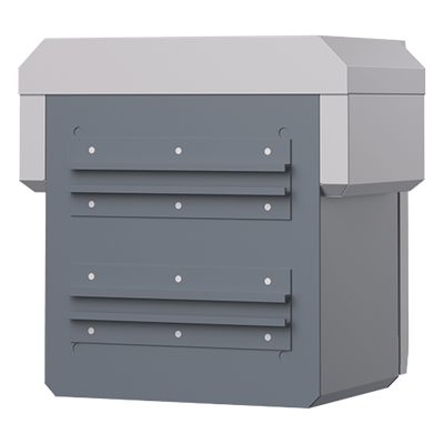 WI-IOTBOXMINIV1 - Gabinete de Protección IP55 / Acero SPCC / 250 x 250 x 180 mm / Rieles DIN / 4 Placas Laterales / Montaje Exterior