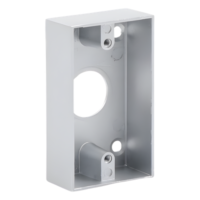 PRO800-BOX - Accesspro Caja de Montaje para Botón de Salida / Aleación de Zinc Cromada / Superficie
