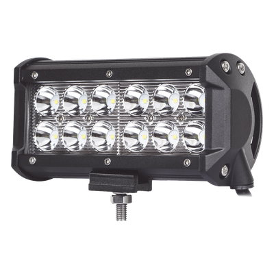 XD20F - Barra de Luz LED / 12 LED / 1500 Lúmenes / 18 W / 10-30 Vcc / IP67 / 6.5 Pulgadas