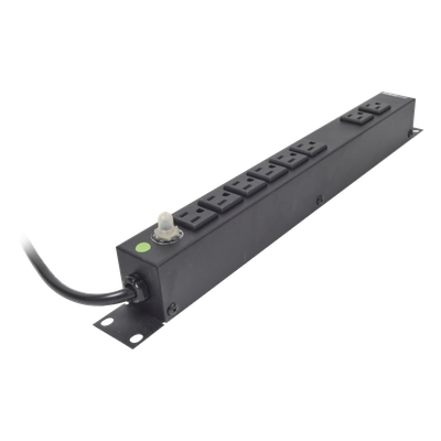 HTCM-1U - LinkedPRO HTCM-1U unidad de distribución de energía (PDU) 8 salidas AC Negro