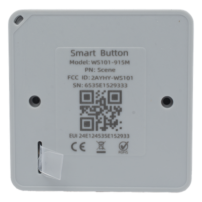 WS101915M - Botón Inteligente Inalámbrico / LoRaWAN / Batería hasta 10 Años / NFC / Automatización y Alertas