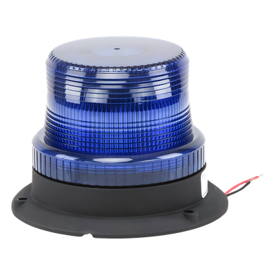 X6465-B - Mini Burbuja LED / 3 LEDs Ultra Brillantes / 12-80 VCC / Destello 75 FPM / SAE J845 Clase III / Policarbonato Resistente a Impactos / 5.1" x 3.9"