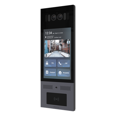 X915SKIT - Frente de Calle IP / IK10 / IP66 / LCD 8 Pulgadas / Reconocimiento Facial / QR y PIN / 3 Puertas / Bluetooth / NFC / SIP / ONVIF