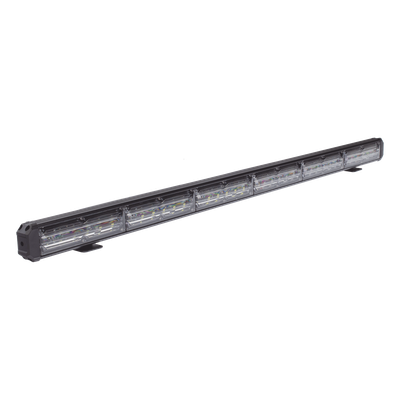 XLT2136RW - Barra de Luz de Advertencia / 6 Módulos LED / 30 Pulgadas (762 mm) / 18 Patrones de Destello / 10-30 VCC / Rojo/Claro