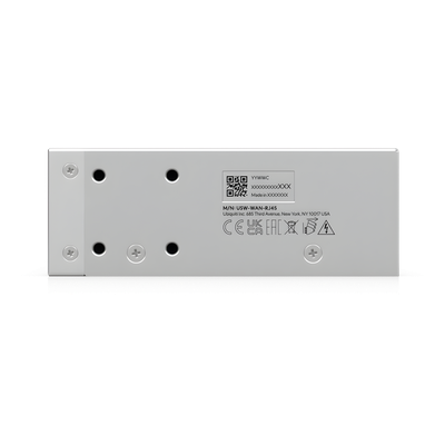 USW-WAN-RJ45 - Switch WAN Capa 2 / 3 Puertos RJ45 10 GbE / 1 Puerto RJ45 1 GbE / Alimentación CA Redundante / Rack 1U / 20 Gbps