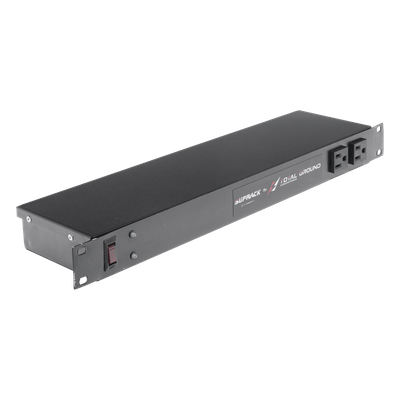 SUP-RACK-220 - Total Ground Supresor de picos para rack / 10 contactos NEMA 5-15R / 40 kA Clase A SUP-RACK-220