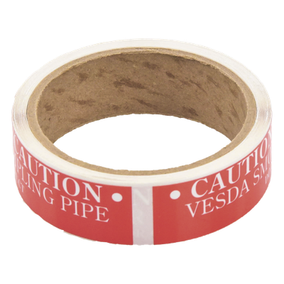 E700-SP-DCLPIPE - Etiqueta para tubería VESDA / para Detectores de Humo por Aspiración VESDA / Rollo con 35 piezas