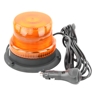 X-6465AMG - Mini Burbuja LED / Ámbar / Montaje Magnético / 12-80 VCC / 5.6" Diámetro / SAE J845 Clase III / -30°C a 50°C