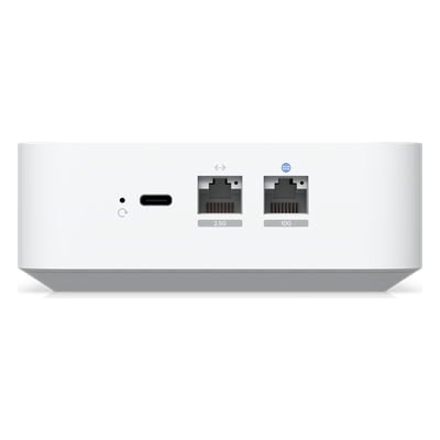 UX7 - Cloud Gateway Compacto / Wi-Fi 7 / 6 Transmisiones Espaciales / 6 GHz / 10GbE WAN / 2.5GbE LAN / Cobertura 160 m² (1,750 ft²)