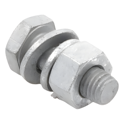 TORN-1/2X11/2 - Tornillo estructural / Grado A325 / 1/2 x 1-1/2 pulg / Cabeza hexagonal / Tuerca plana / Galvanizado