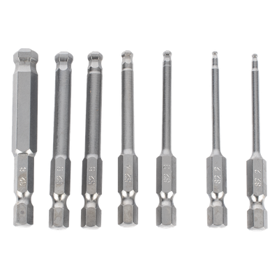 PST-C01-004 - Precision Juego de Puntas Hexagonales / 7 Medidas Métricas / 2 a 8 mm PST-C01-004