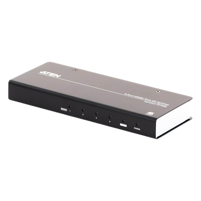 VS184B - Splitter HDMI / 1 Entrada x 4 Salidas / True 4K @ 60 Hz / HDCP 2.2 / HDR 4:4:4 / 18 Gbps / EDID Expert™