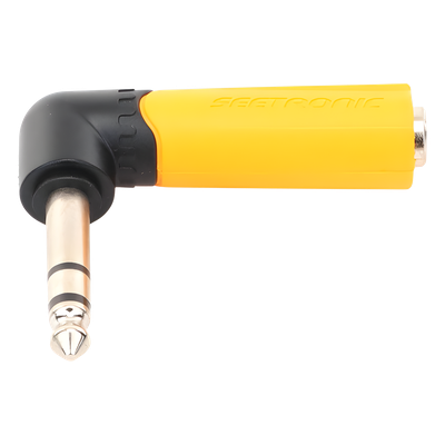 MP3-PM-R - Seetronic Adaptador de Audio Estéreo / Jack 1/4in a 1/4in / Ángulo Recto MP3-PM-R