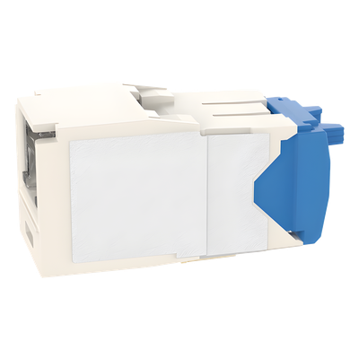 CJH6X88TGWH - Conector Jack RJ45 / Cat 6A / 8P8C / Terminación TG sin Impacto / 22-26 AWG / -10°C a 65°C / 100W HDBaseT / Blanco