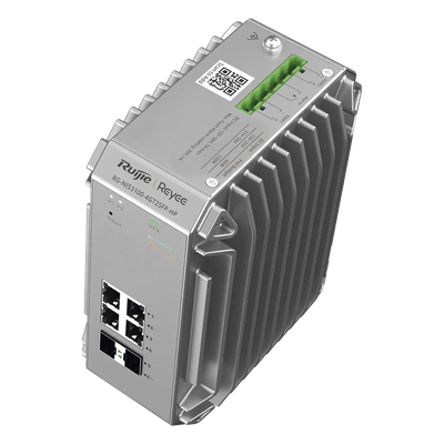 RG-NIS3100-4GT2SFP-HP - Ruijie Switch Industrial PoE / 4 Puertos Gigabit 802.3af/at / 2 Puertos SFP