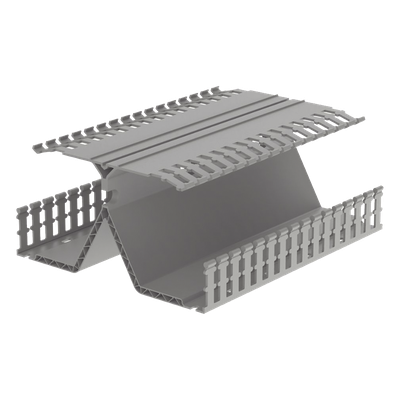 DRD44LG6 - Panduit Canaleta Ranurada / Montaje Riel DIN 35 mm / 4.12 in Ancho x 8.23 in Alto x 6 ft (1.83