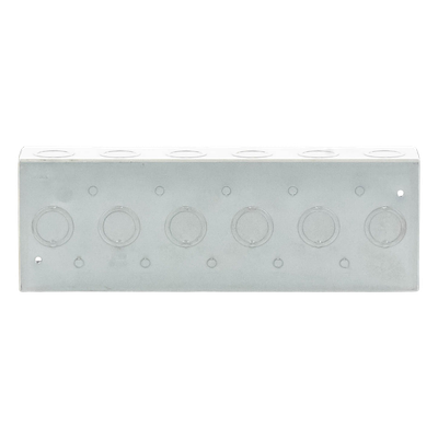 HUB-960 - Raco Caja Multigang de Acero / 6 Posiciones / Profundidad 2.5 in HUB-960