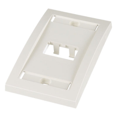 CFPE2IWY - Placa de Pared Vertical PANDUIT CFPE2IWY / 2 Puerto Mini-com / Blanco Hueso / Etiquetas
