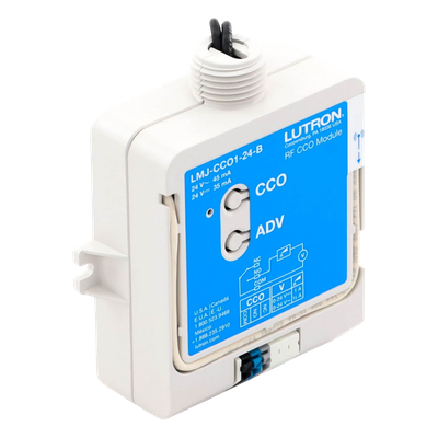 LMJCCO124B - Módulo CCO de RF / Salida de Contacto Seco NO/NC / 24 V / Tipo Mantenido o Momentáneo / Alcance 9 m (29.5 ft) / Montaje Superficie o Caja de Conexiones