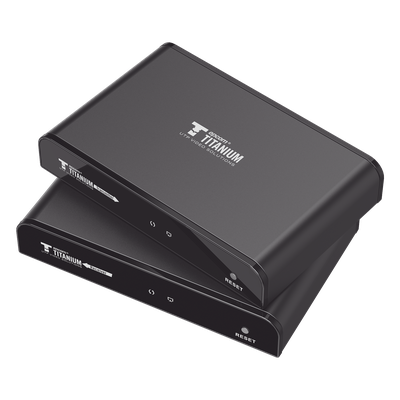 TT-383-PRO-4.0 - Kit Extensor HDMI para distancias de 120 metros / Resolución 1080P a 60Hz / Cat 6 / Soporta conexión Uno a Uno y Uno a Muchos / Soporta hasta 253 Rx / Salida Loop / Baja Latencia / Uso 24/7 / Soporta HDbitT / Compatible con Switch Gigabit