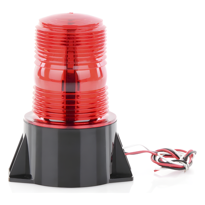 X62R - Mini Burbuja de LED / 12-80 VCC / IP66/67 / 3 LEDs / 8 Flashes 70 FPM / 3.9' x 4.9'