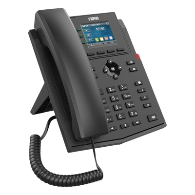 X303W - Teléfono IP Wi-Fi / 4 Líneas SIP / Pantalla LCD Color 2.4" / Wi-Fi Dual 2.4/5 GHz / PoE / Audio HD
