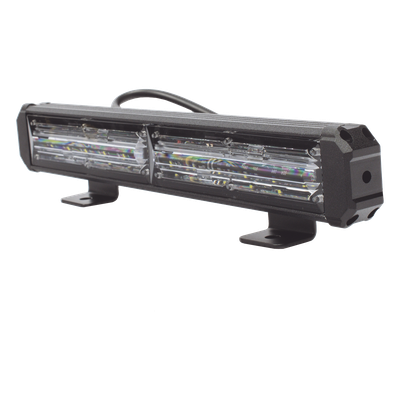 XLT2132RB - Barra de Luz de Advertencia / 2 Módulos LED / 11 Pulgadas (0.9 Pies) / Rojo-Azul / 10-30 VCC / 180°