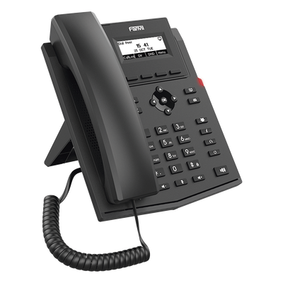X301W - Teléfono IP / 2 Líneas SIP / Wi-Fi 802.11b/g/n Dual Band / Pantalla LCD 2.3" / Códec Opus / Conferencia 6 Vías / Puertos 10/100M