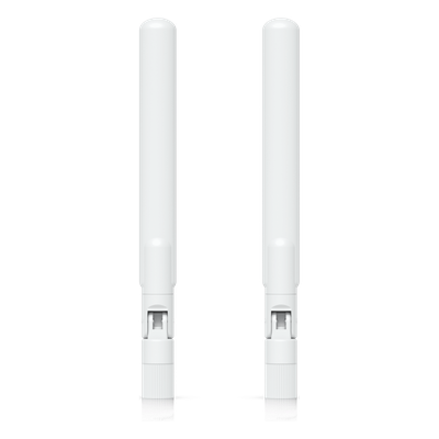 UACC-UK-ULTRA-OMNI-ANTENNA-AO - Par de Antenas Omnidireccionales / Doble Banda / 2.4 GHz 3 dBi / 5 GHz 4 dBi / IPX6 / 6.1 x 0.6 x 0.6 pulgadas
