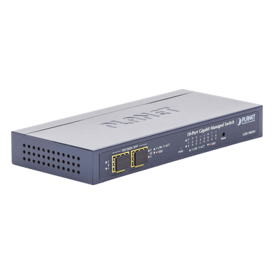 GSD-1002M - Planet Switch Administrable / 8 Puertos Gigabit / 2 Puertos SFP GSD-1002M