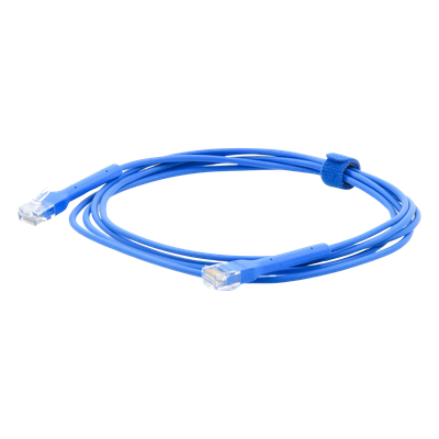 UC-PATCH-2M-RJ45-BL - Cable Ethernet Cat6 / 2 m (6.56 ft) / RJ45 Flexible / Prueba Fluke / Diámetro Ultrafino / Azul