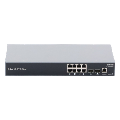 GWN7801 - Grandstream Networks GWN7801 switch Gestionado L2+ Gigabit Ethernet (10/100/1000) Negro