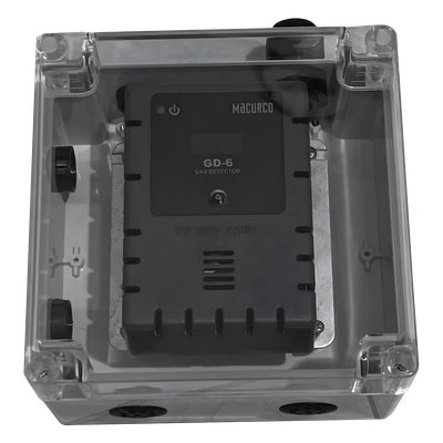WHK-1 - Kit de Carcasa Protectora / Policarbonato UL para Exteriores / 15.9 x 15.9 x 8.9 cm (6.3 x 6.3 x 3.5 pulgadas) / Cubierta Transparente / Ventilación con Tapones de Nailon
