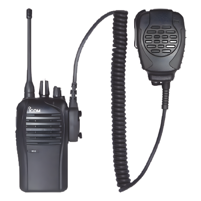 TX-10 - Micrófono-Bocina / GPS Integrado / Cancelación de Ruido / IPX5 / Conector 3.5mm / Compatible ICOM IC-F Series