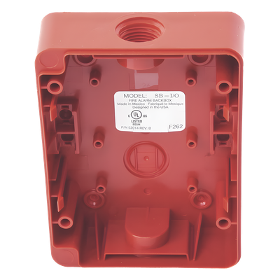 SBI/O - Silent Knight By Honeywell Caja de Montaje / Estación Manual de Jalón / 100 x 139 x 36 mm SBI/O