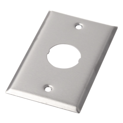 IAEFP1 - Panduit Placa de Pared Industrial / 1 Puerto / Acero Inoxidable IAEFP1