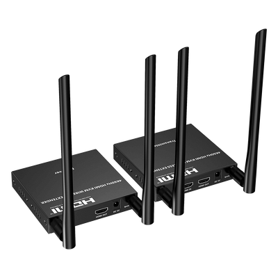 TT699KVMV2.0 - Extensor HDMI Inalámbrico / 4K@60Hz 4096x2160 / KVM Integrado / Banda 5G / Alcance 50 m (164 ft) / 1 a 4 Pantallas