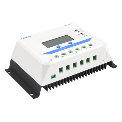 VS-4548-AU - Controlador Solar de Carga PWM / 12/24/36/48 V Auto / 45 A / 96 V PV / Display LCD / USB 2.4 A / -25°C a 55°C