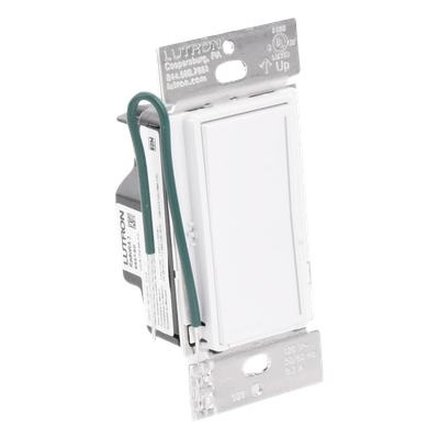 RRSTRDWH - Lutron Radiora 3 Atenuador Auxiliar de Pared / Control 3 Vías o Más / Hasta 4 Auxiliares por