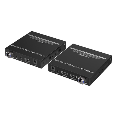 TT982 - Extensor HDMI por Fibra Óptica / 4K@60Hz / Alcance 40 km (131,233 ft) / HDMI 2.0 / HDCP 2.2 / IR Bidireccional / RS-232