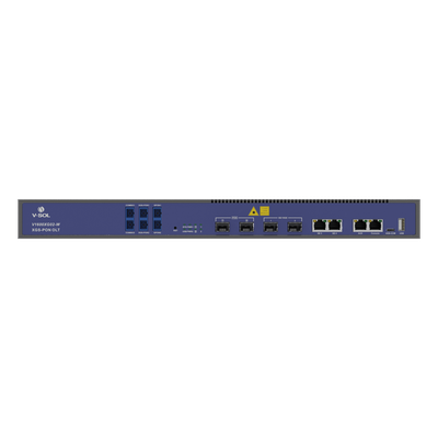 V1600XG02-W - OLT / 2 Puertos XGSPON/GPON con WDM / 4 Puertos Uplink / Hasta 512 ONUs / 1.45 x 0.66 x 0.14 pies
