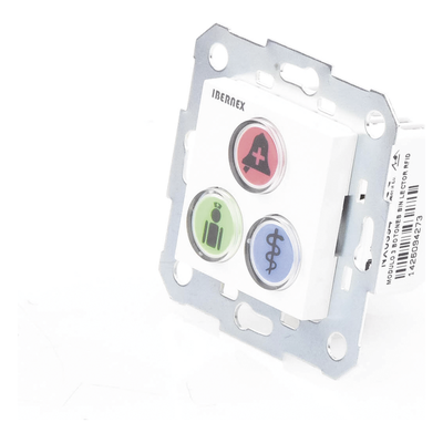 NX0394 - Ibernex Módulo de Botones para Sistema de Llamadas / 3 Teclas Iluminadas / Retroalimentación