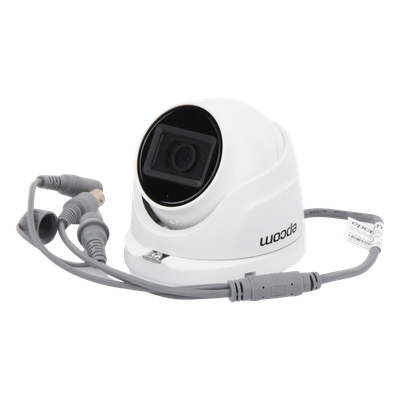 E8-TURBO-G2/A - AUDIO POR COAXITRON / Domo TURBOHD 2 Megapixel (1080p) / Gran Angular 106° / Lente 2.8 mm / 20 mts IR EXIR / Exterior IP66 / 4 Tecnologías / dWDR / Metal