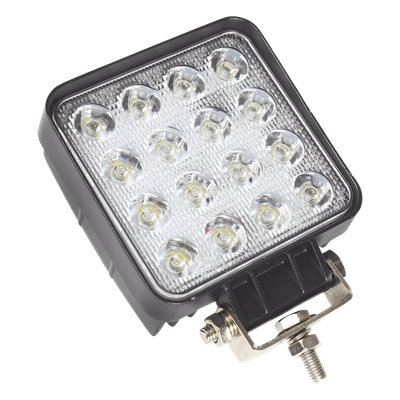 XD48F - Luz de trabajo LED / 48 W / 4000 lm / 10-30 Vcc / IP67 / 16 LED / 5 patrones de destello / 4.3 pulgadas